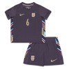 Camisola + Calções Inglaterra Maguire 6 Criança Equipamento 2ª Euro 2024